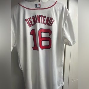 White & Red youth Red Sox Jersey